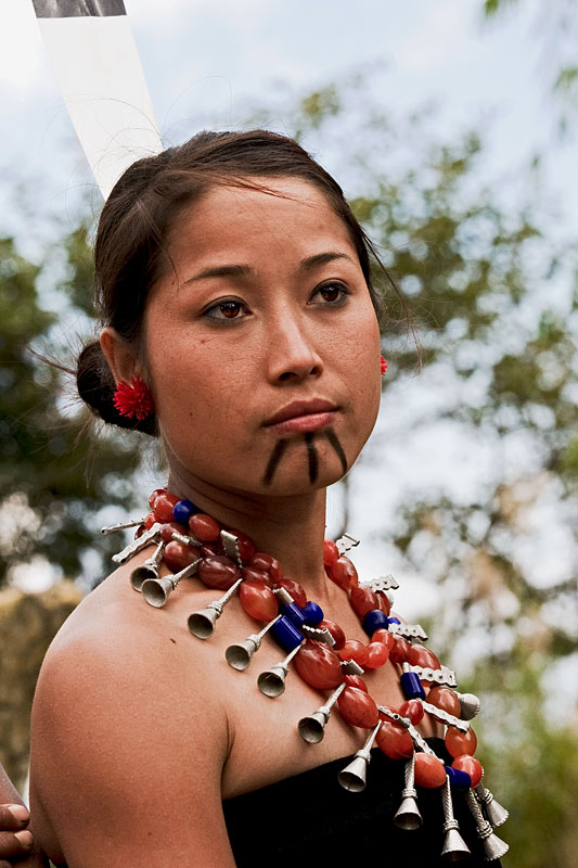  Young woman of the Ao naga clan